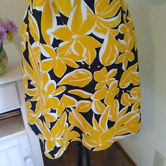 Who What Wear Linen Blend Dress - Picture 4 of 11